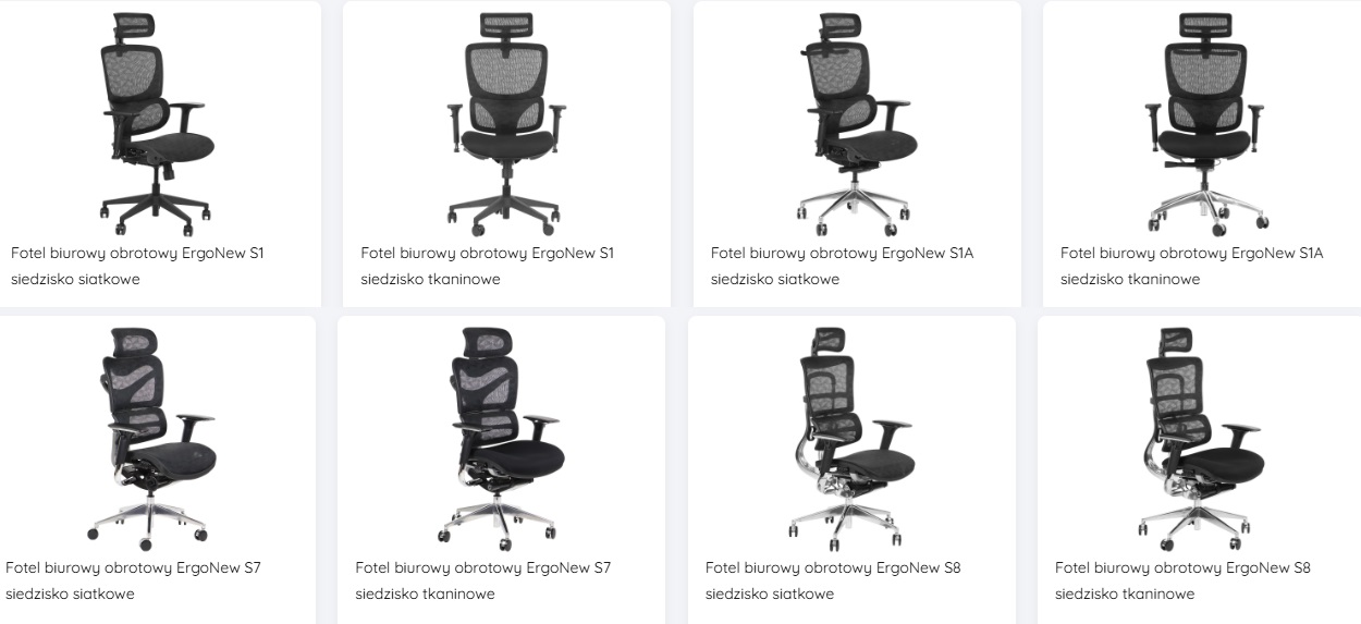 Fotel biurowy ERGONEW: Ergonomia, komfort, funkcjonalność i styl