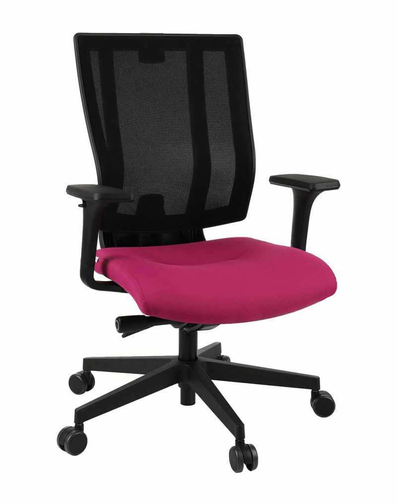Fotel biurowy MAXPRO BS black/chrome