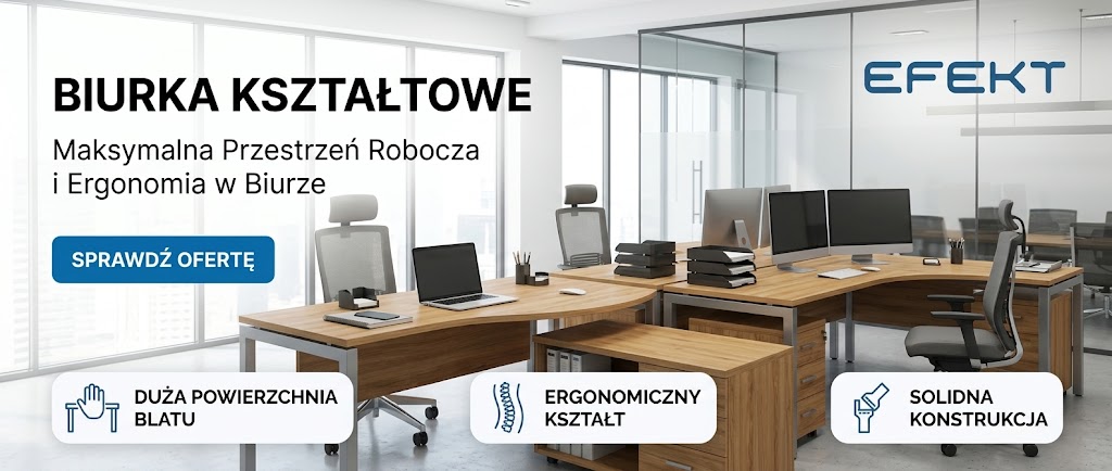 baner biurka ksztatowe
