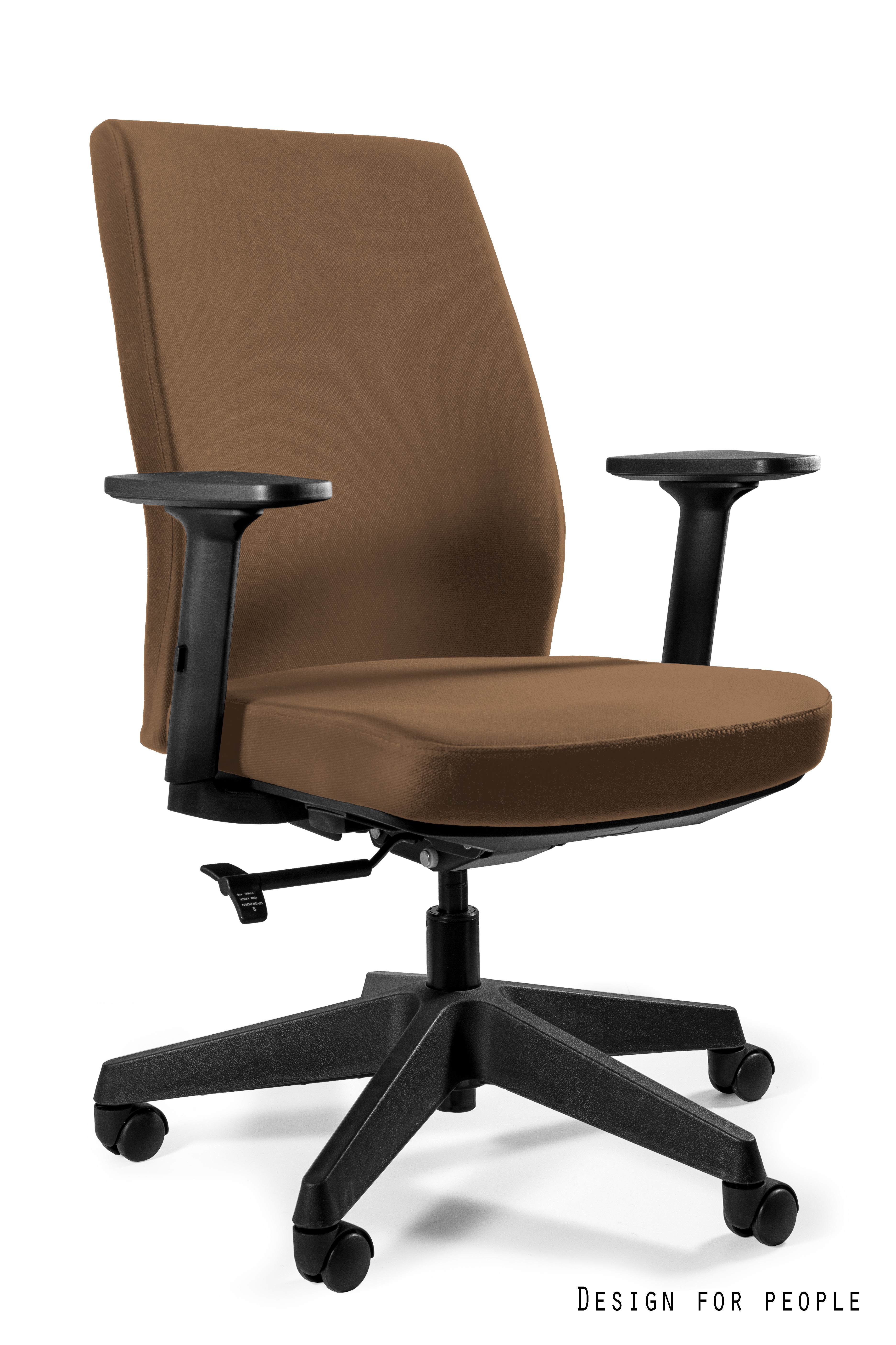 Fotel obrotowy WORK z atestem do pracy 24/7 - BL409 TAUPE