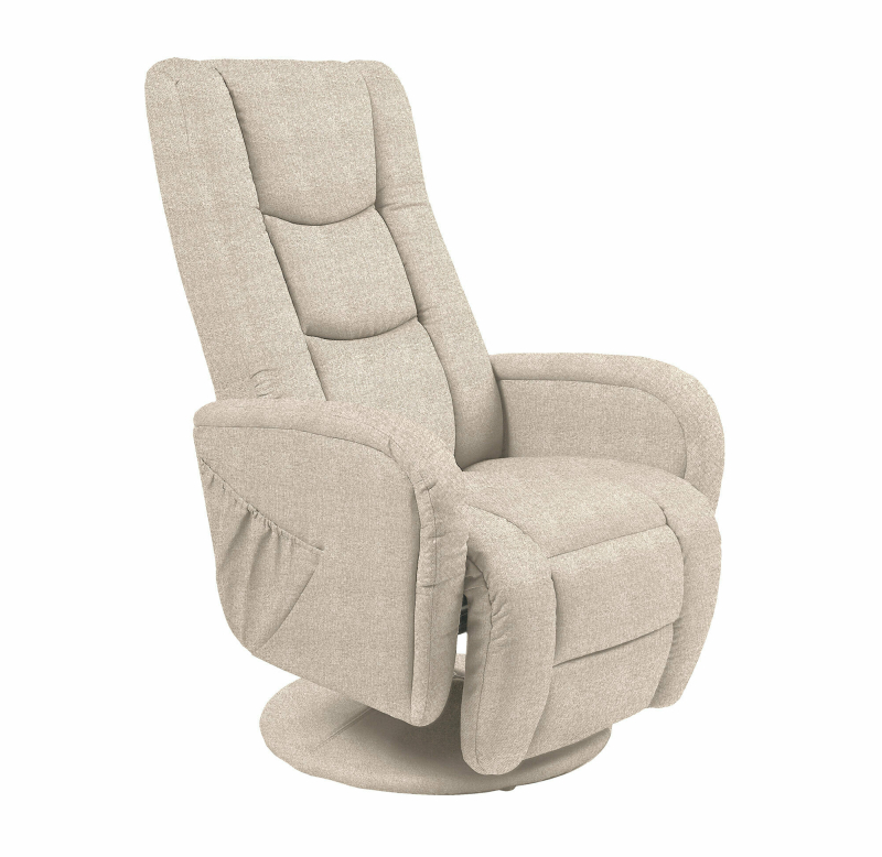 PULSAR 2 recliner fotel wypoczynkowy z funkcją masażu beżowy