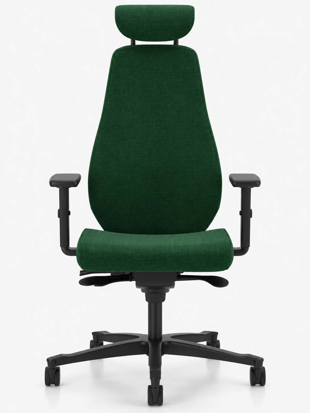 Fotel ergonomiczny sędziowski i gabinetowy wysoki Bjarg z zagłówkiem