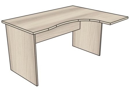 Biurka pracownicze PRIMUS PB52P/39 prawe 140/39x110x75h