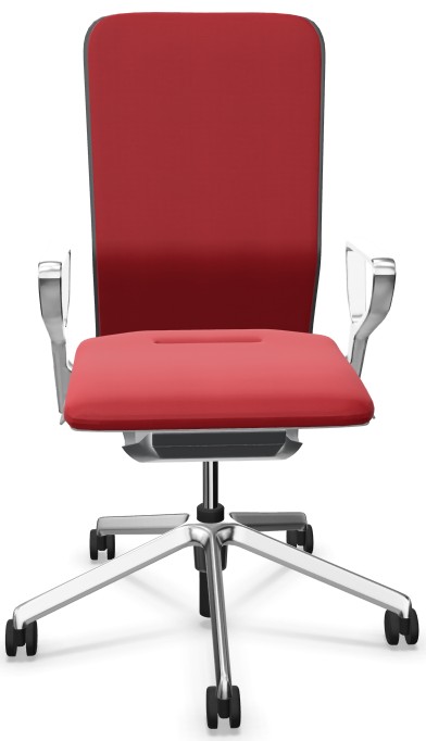 Fotel ergonomiczny sędziowski i gabinetowy niski YouTEAM bez zagłówka