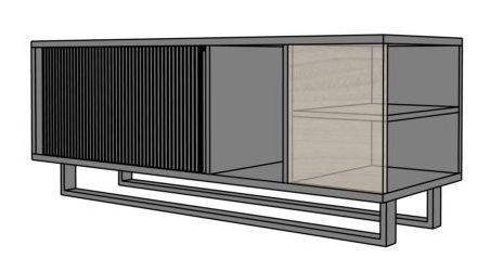 Pomocnik podporowy EVP18 na płozie 160x55x62,7h