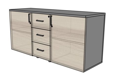 Kontener podporowy EVP25 160x55x62,7h