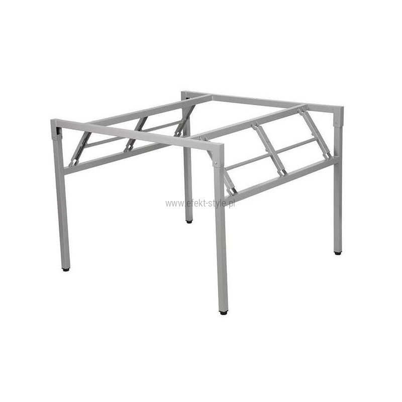 Stelaż składany do stołu i biurka 24/A-K - aluminium kwadrat  96x96x72,5h