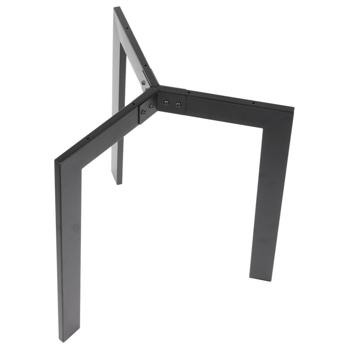 Stelaż metalowy do stolika NY-HF04B średnica FI 80 wysokość 72,5 cm, kolor czarny