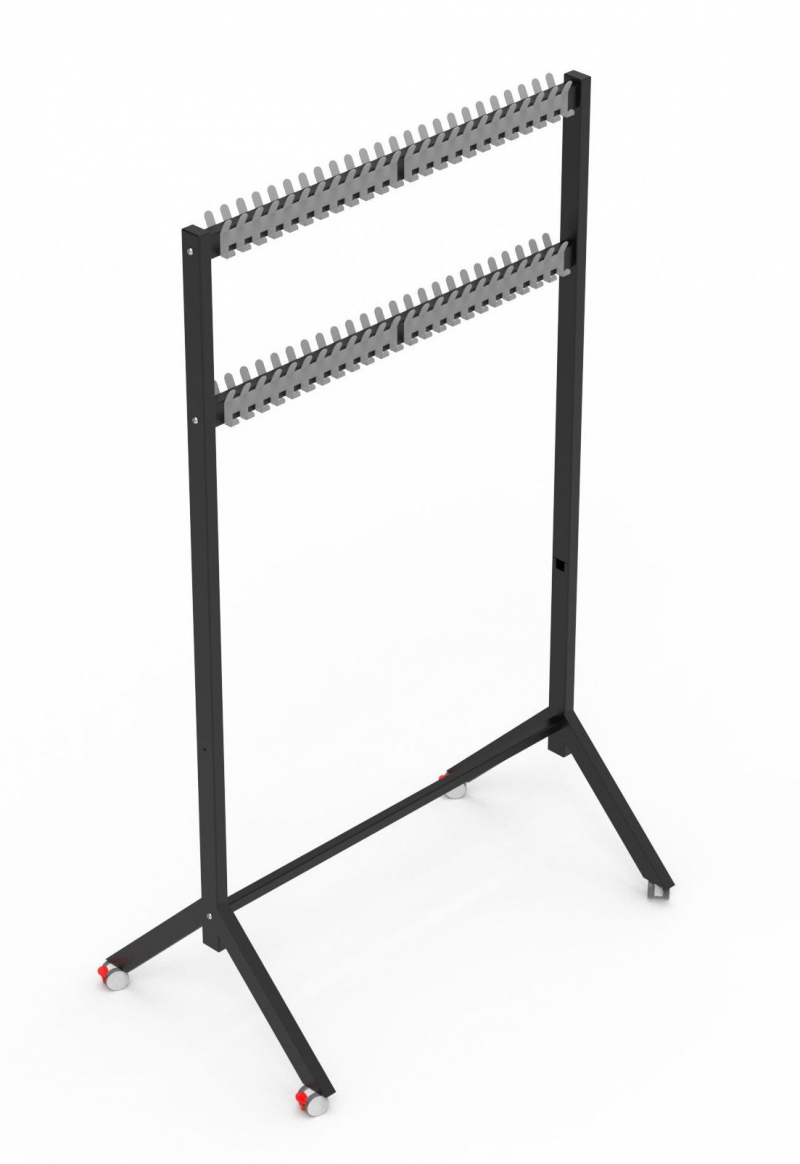 Wieszak szatniowy mobilny W120 -długość 200 cm