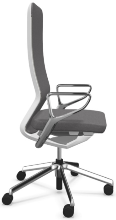 Fotel ergonomiczny sędziowski i gabinetowy wysoki YouTEAM bez zagłówka