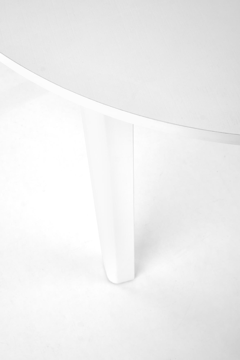 RINGO stół 102-142x102x76 cm, kolor blat - biały, nogi - biały