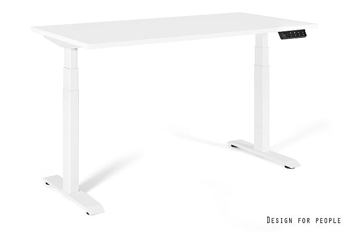 ACTIVE I-YZ-02 Biurko z elektryczną regulacją wysokości, blat 160x70 cm kolor biały, stelaż biały