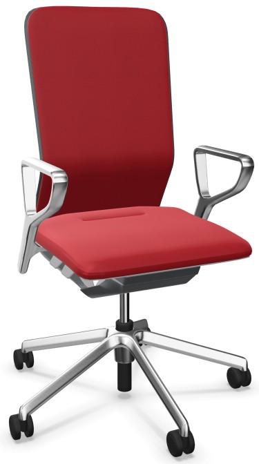 Fotel ergonomiczny sędziowski i gabinetowy niski YouTEAM bez zagłówka