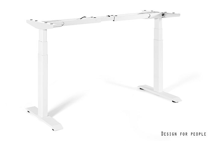 ACTIVE I Stelaż z elektryczną regulacją wysokości w zakresie 60-128 cm, kolor biały