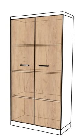 Szafa CLASSIC CS9 80x40x160h
