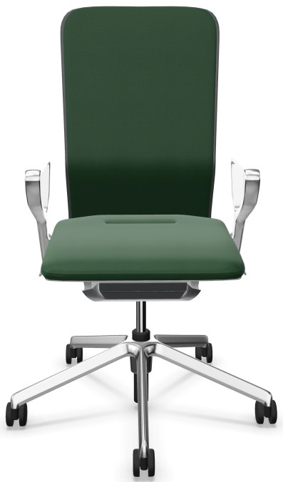 Fotel ergonomiczny sędziowski i gabinetowy niski YouTEAM bez zagłówka
