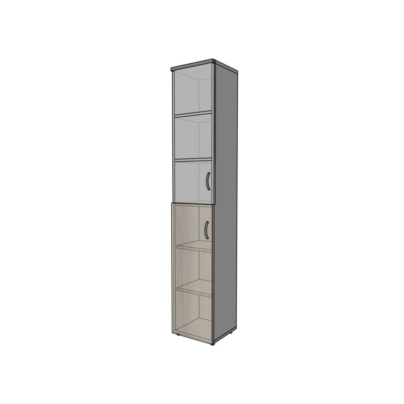 Szafa biurowa PS09W 40X39X220H ze szkłem