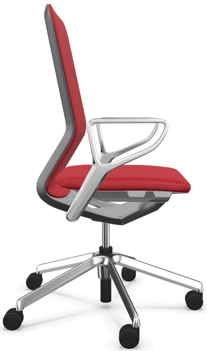 Fotel ergonomiczny sędziowski i gabinetowy niski YouTEAM bez zagłówka