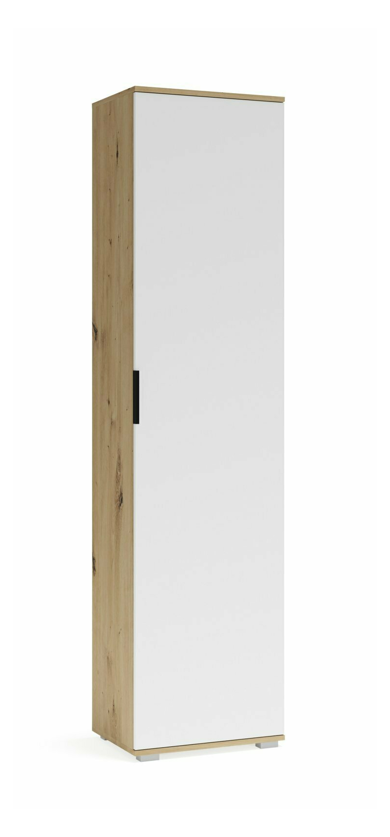 CLIF SL-50 szafa ubraniowa, dąb artisan / biały