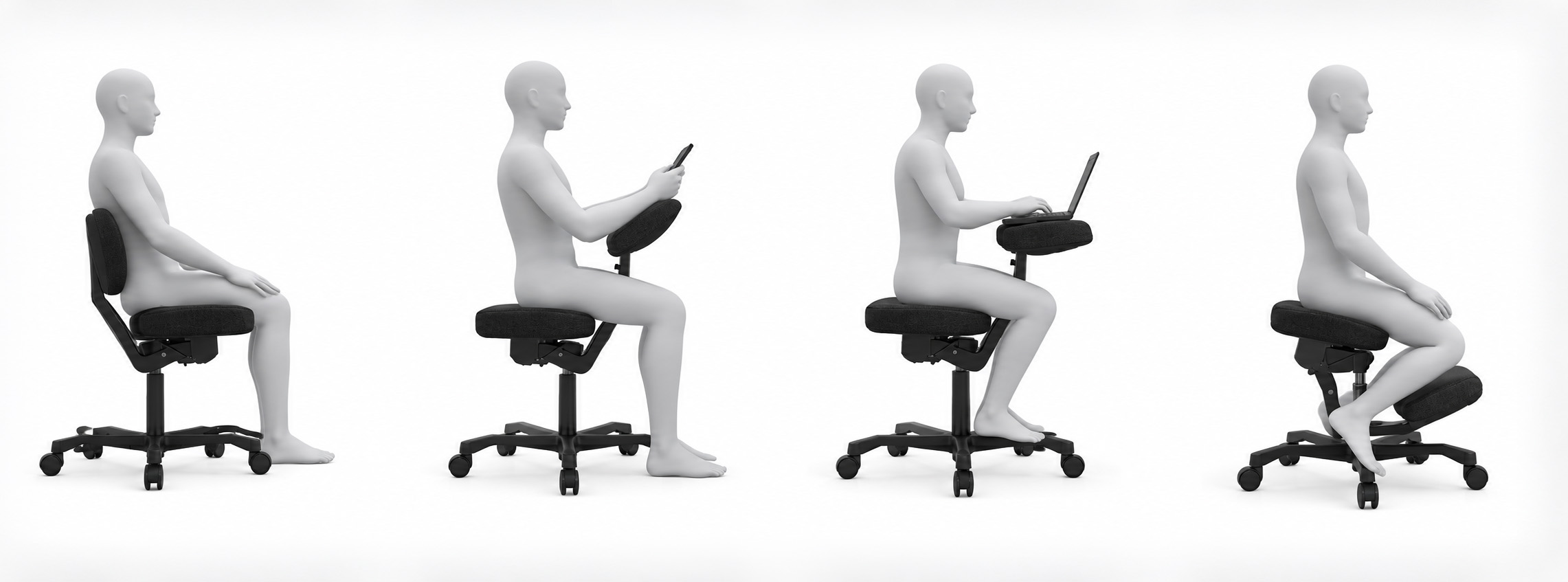Krzesło ergonomiczne EVO - klękosiad
