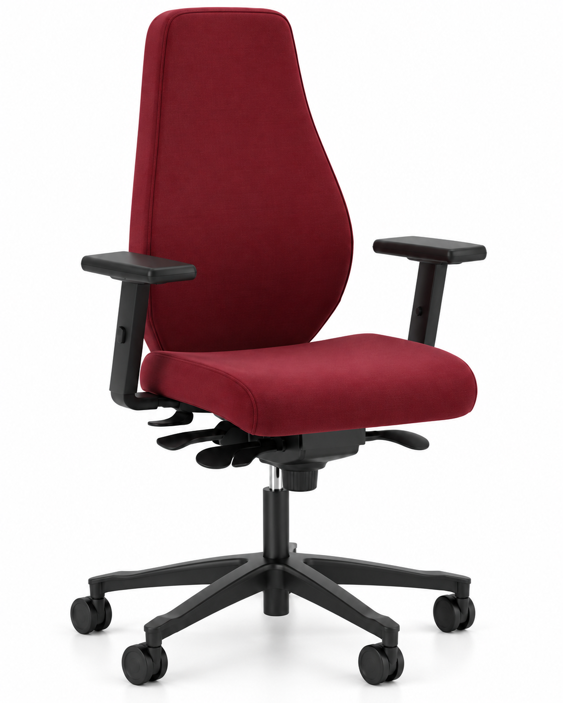 Fotel ergonomiczny sędziowski i gabinetowy wysoki Bjarg bez zagłówka