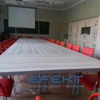 Meble biurowe-wyposażenie pokoju nauczycielskiego - Szkoła w Nielubii