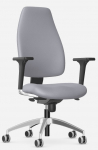 Fotel biurowy z atestem do pracy 24/7 i obciążeniem do 150 kg - TUREIS AF-120-132 - wybór tapicerki