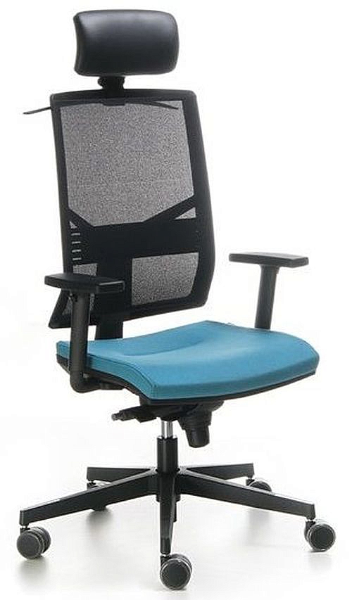 Fotel biurowy obrotowy ELEVEN EL103 black z zagłówkiem