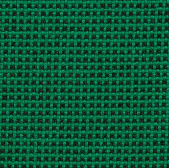 Krzesło Cube z podłokietnikami- stelaż 4 nóżki tapicerowane  - TKB-061 zielono-czarny