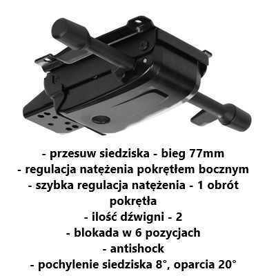 Fotel obrotowy BALANCE - ergonomiczny - REVO SY TR