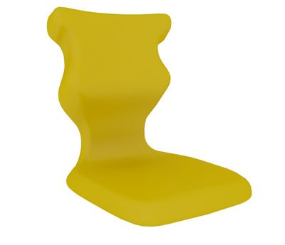 ENTELO Dobre Krzesło obrotowe TWIST soft nr 4 - Żółty RAL 1018