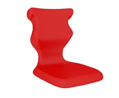 ENTELO Dobre Krzesło obrotowe TWIST soft nr 5 - z podłokietnikami - Czerwony RAL 3020