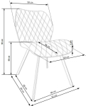 K360 krzesło beżowy (1p=4szt)