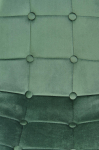 K417 krzesło ciemny zielony velvet