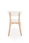 BUGGI krzesło naturalny / biały