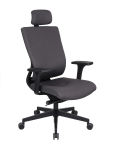 Fotel biurowy MAXPRO BT HD black/chrome