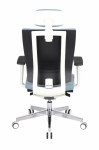 Fotel biurowy MAXPRO WT HD white/chrome