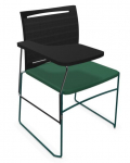 Krzesło biurowe konferencyjne ARIZ 575V na płozie z blatem