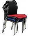 Krzesło konferencyjne  EF-HN7502 czarne - alu