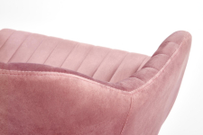 FRESCO fotel obrotowy różowy velvet