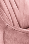 RICO fotel młodzieżowy różowy velvet