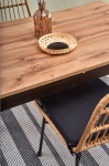 GREG stół rozkładany kolor dąb wotan/czarny (1p=1szt)