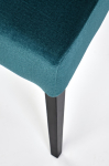 CLARION 2 krzesło czarny / tap: MONOLITH 37 (c. zielony)