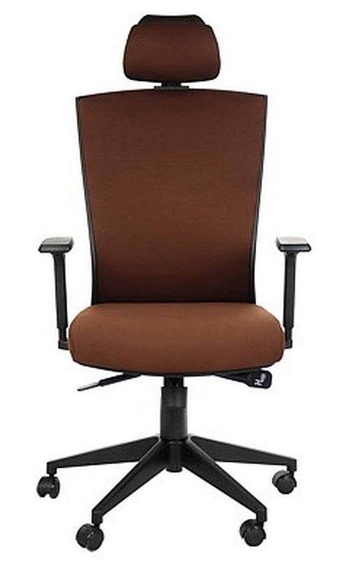 Fotel Biurowy Obrotowy HG-0004F brąz