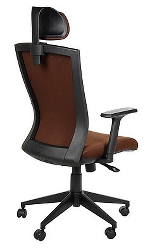 Fotel Biurowy Obrotowy HG-0004F brąz