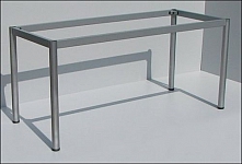 Stelaż do stołu i biurka 57/OG nogi okrągłe fi 5 cm - GRAFIT - 66x66