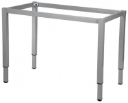 Stelaż regulowany do stołu i biurka 57KR/KA nogi kwadrat 5x5 - alu -136x66