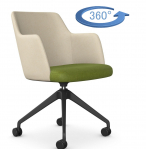Fotel konferencyjny NOMA 401-411 z podłokietnikami/ obrotowy