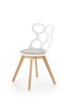 K308 krzesło biały / popiel (1p=2szt)