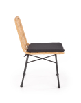 K401 krzesło czarny / naturalny (1p=4szt)